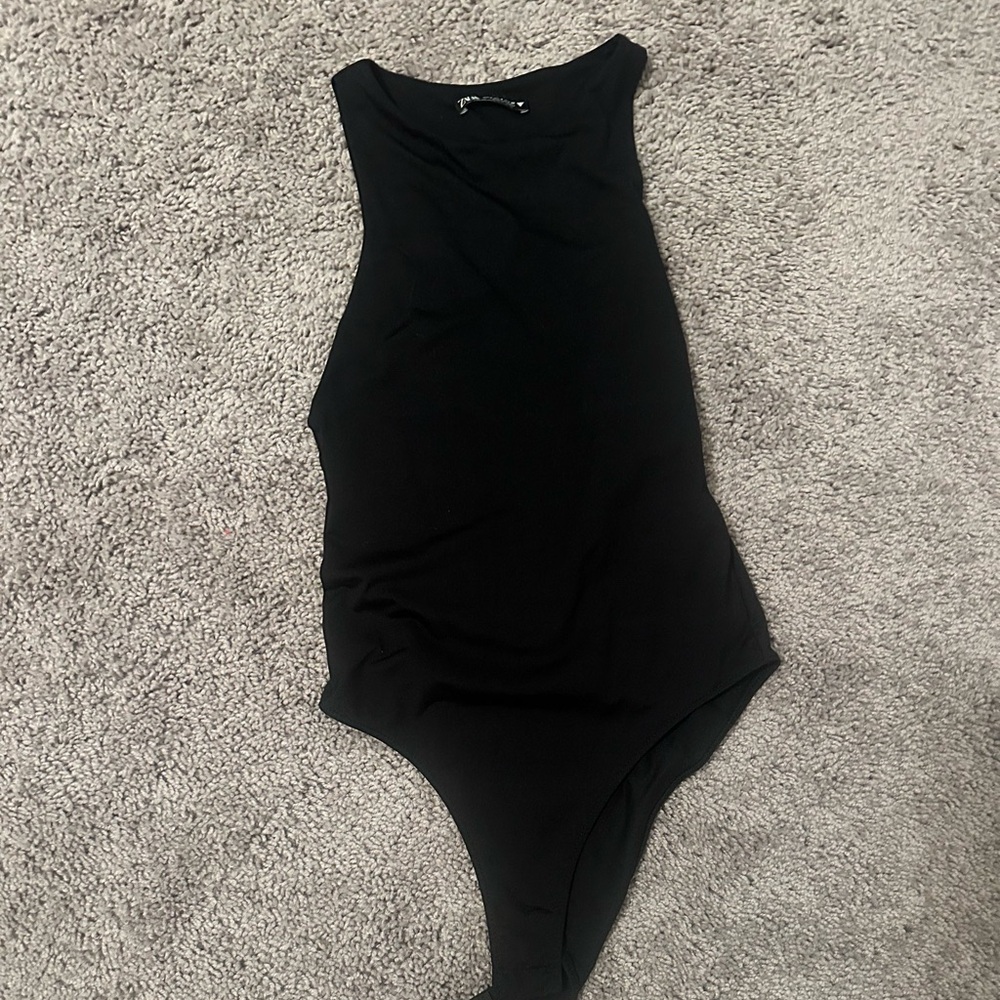 Zara high neck bodysuit size small
